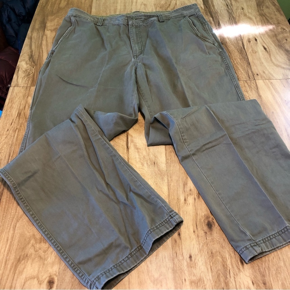 The North Face Hiking Pants Mens 38x32 Cotton 5 Pocket Grey Taupe Outdoor